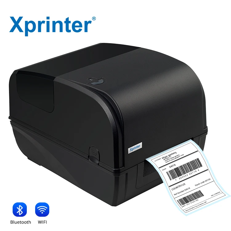 Фото Термотрансферный принтер этикеток Xprinter XP-TT426B/XP-TT437B, настольный, 4 дюйма, для массовой печати штрихкодов №2