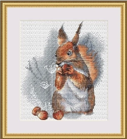 Наборы для вышивки крестом рукоделие хлопковый холст жирная белка 27-29 32CT 28CT