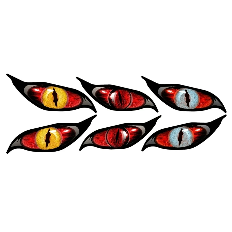 

Motorcycle Car Styling Decal Window Sticker Evil Eyes Car Sticker Accessories