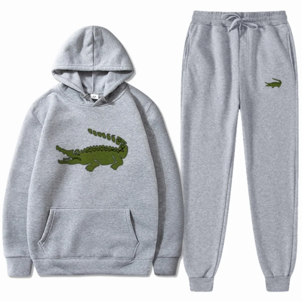 Men's New Sweatshirt Hoodie Sweatpants Men's Casual Pullover Pullover Jogging Set