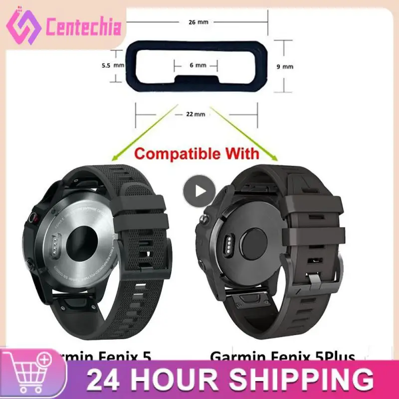 

Comfortable Watch Replacement Rubber 26/22/20mm Watch Fixed Ring Super Light Weight Holder Retainer Ring Safe Soft Silicone