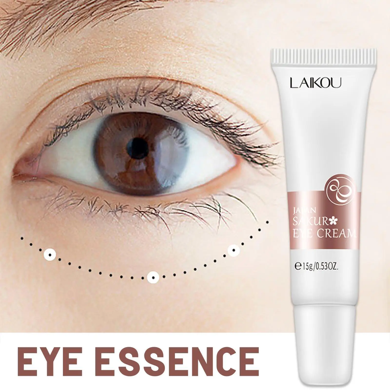 

New Remove Dark Circles Eye Serum Eye Bags Lift Firm Brightening Eye Cream Hyaluronic Acid Anti-Wrinkle Massage Eyes Care