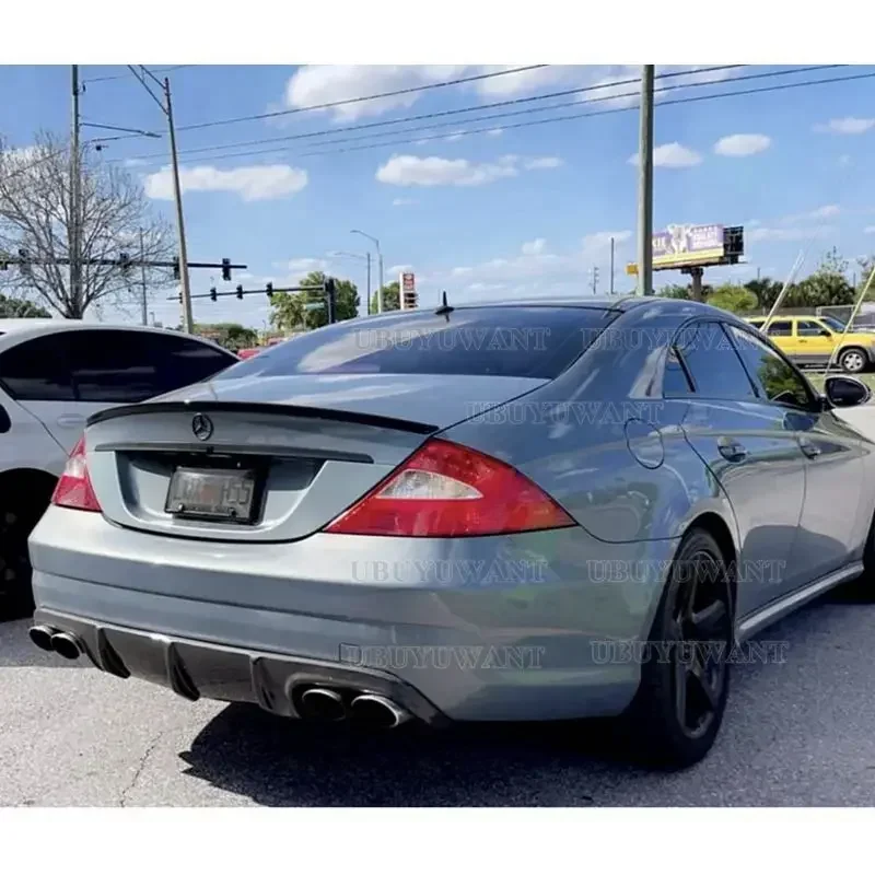 Для CLS Class W219 CLS280 CLS320 CLS350 CLS500 CLS55 CLS63 2004-2011 Высококачественный задний спойлер из