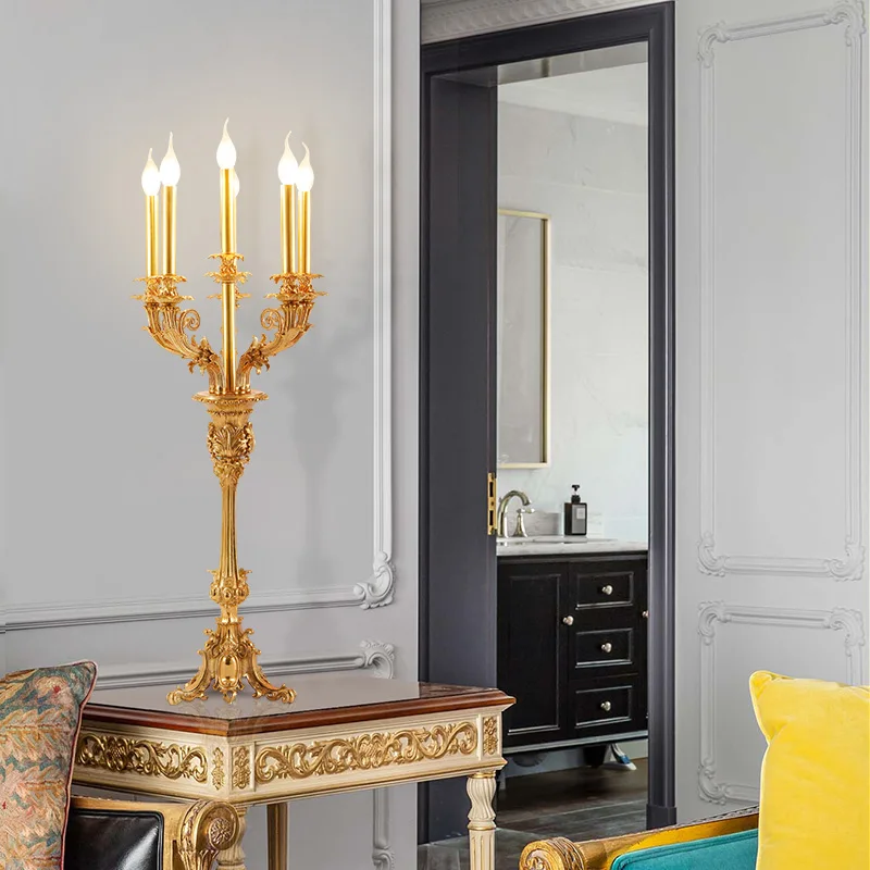 DINGFAN в европейском стиле полностью медная свеча крыльцо гостиная кабинет офис