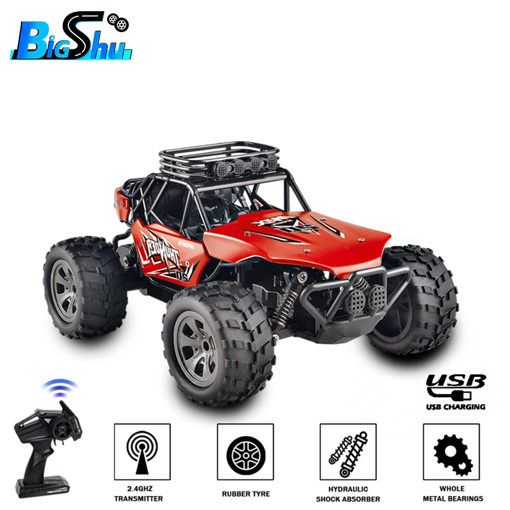

High Speed 4WD With 2.4G Radio Remote Control Car Boys Toys for Children's Buggy Off-Road Trucks