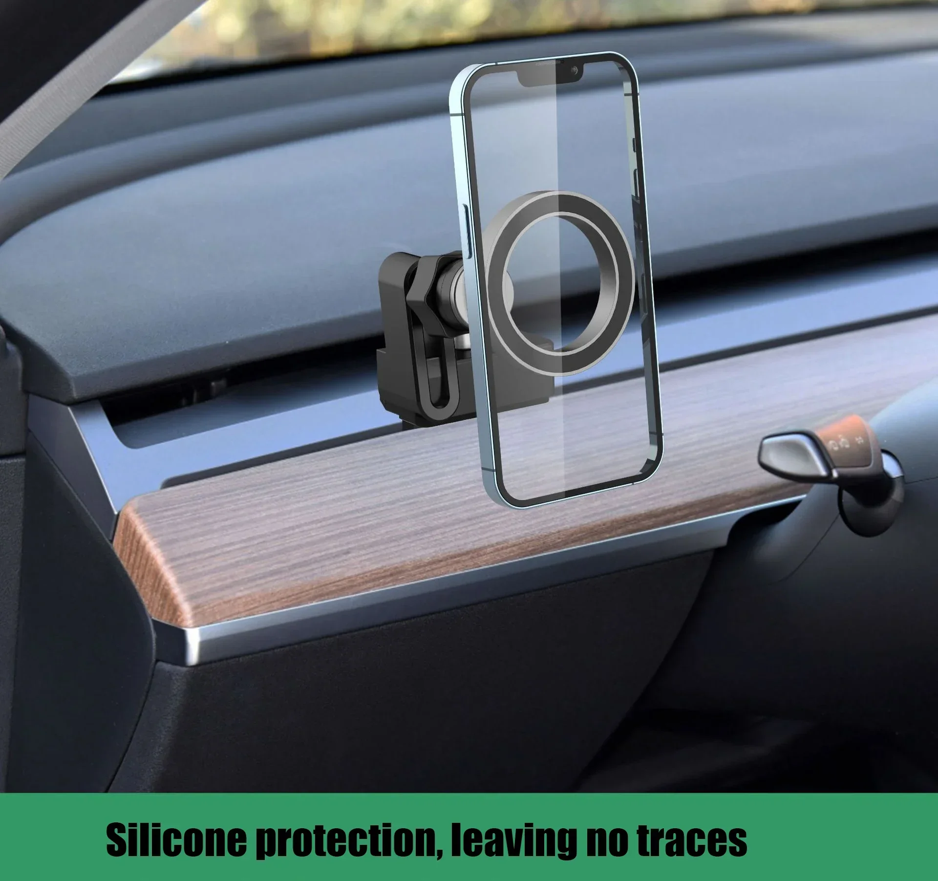 Держатель для телефона Cauklo Tesla Model 3/Y вращающийся на 360 ° магнитный держатель Magsafe