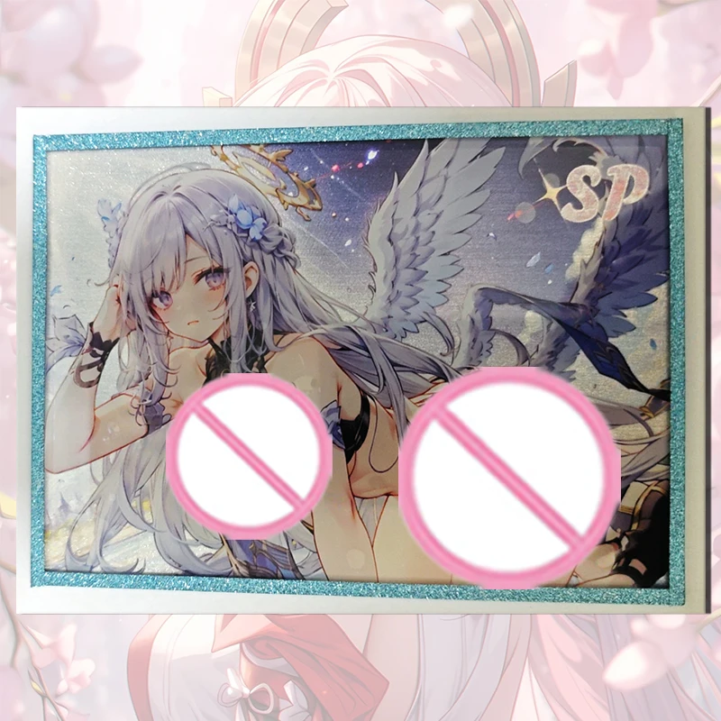 Goddess Story Hot White moonshine SP глазурованная карта Raiden Shogun Kochou Shinobu Kafka boy ACG сексуальная