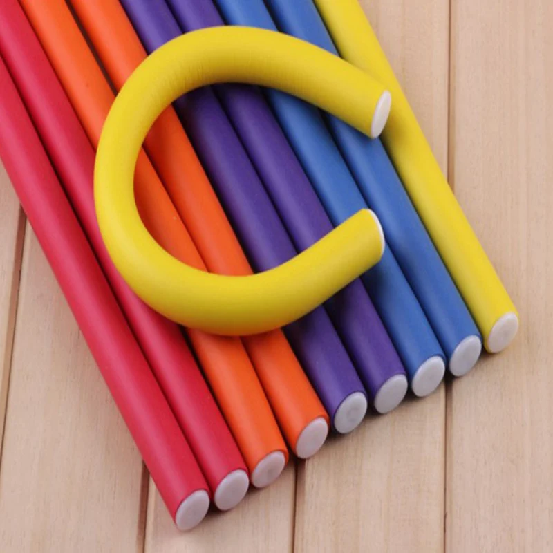 

10 шт., гибкая Плойка для завивки волос