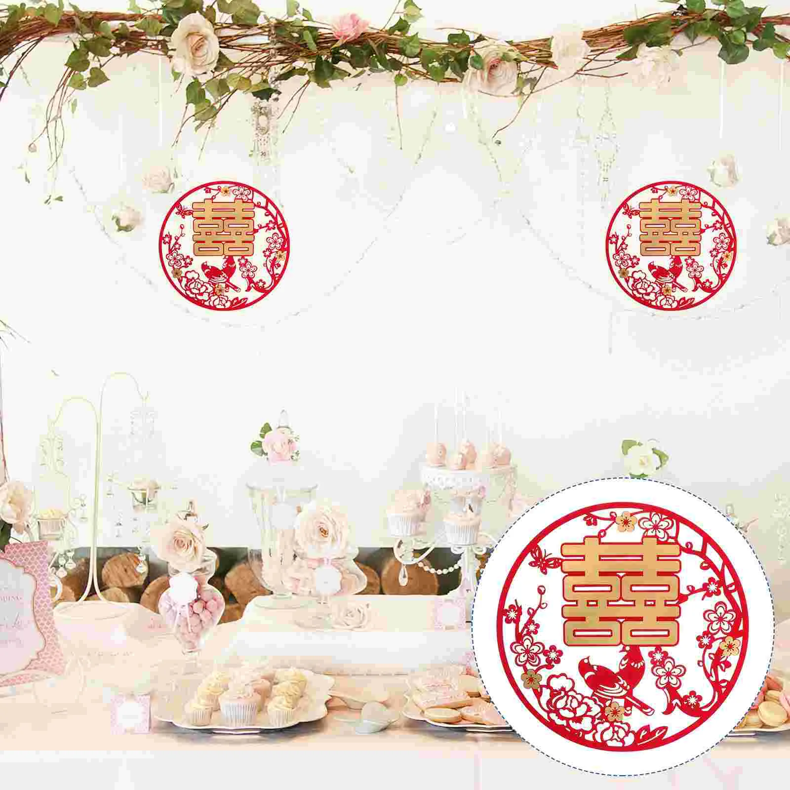 

5 шт., изысканный романтический свадебный Декор для дома