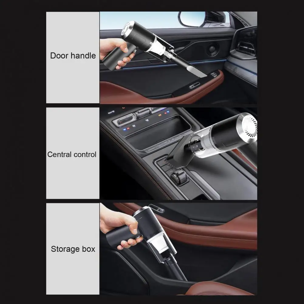 Пылесос автомобильный аккумуляторный 120 Вт с интерфейсом Type-C