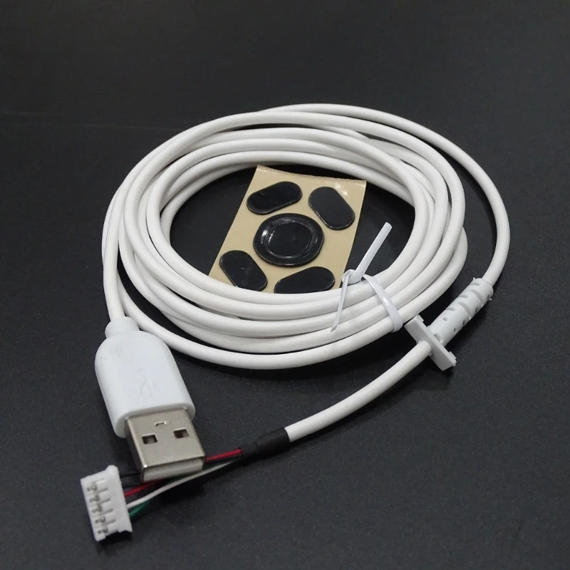 Фото CPDD USB-кабель для мыши и сменные ножки для мыши, ремонтные аксессуары для игровой мыши G102, быстрая передача №5