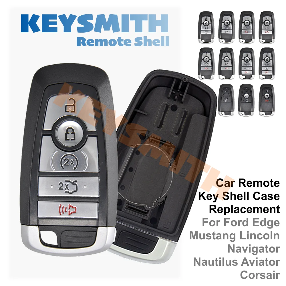 Фото Умный бесключевой автомобильный ключ-брелок KEYSMITH для Ford Edge, Fusion, Expedition, Explorer, Mustang, F-серии 2017-2020 годов №1