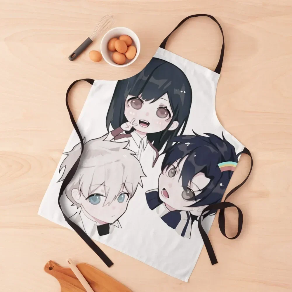 Link Click Shiguang Dailiren Xiaoshi Lu Guang Фартук Художественная техника для ногтей Кухня на стене