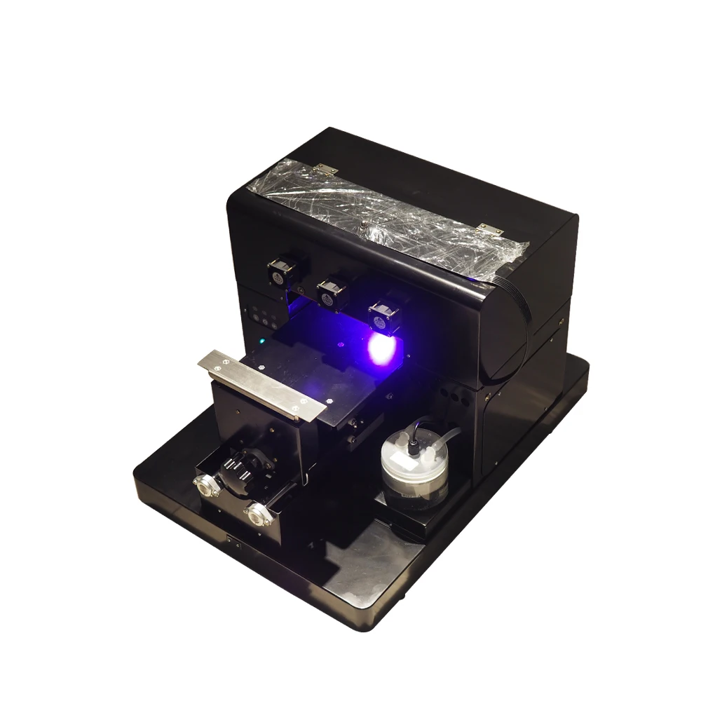 

Digital Inkjet Small Size A4 UV Flatbed Printer for Iphone Mobile Case