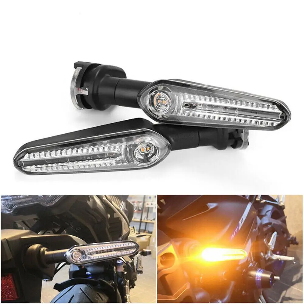 

1 Pair Motorcycle Led Turn Signals Indicator Directional Lamp Modified Parts Compatible For Mt07 Mt03 125 Mt09