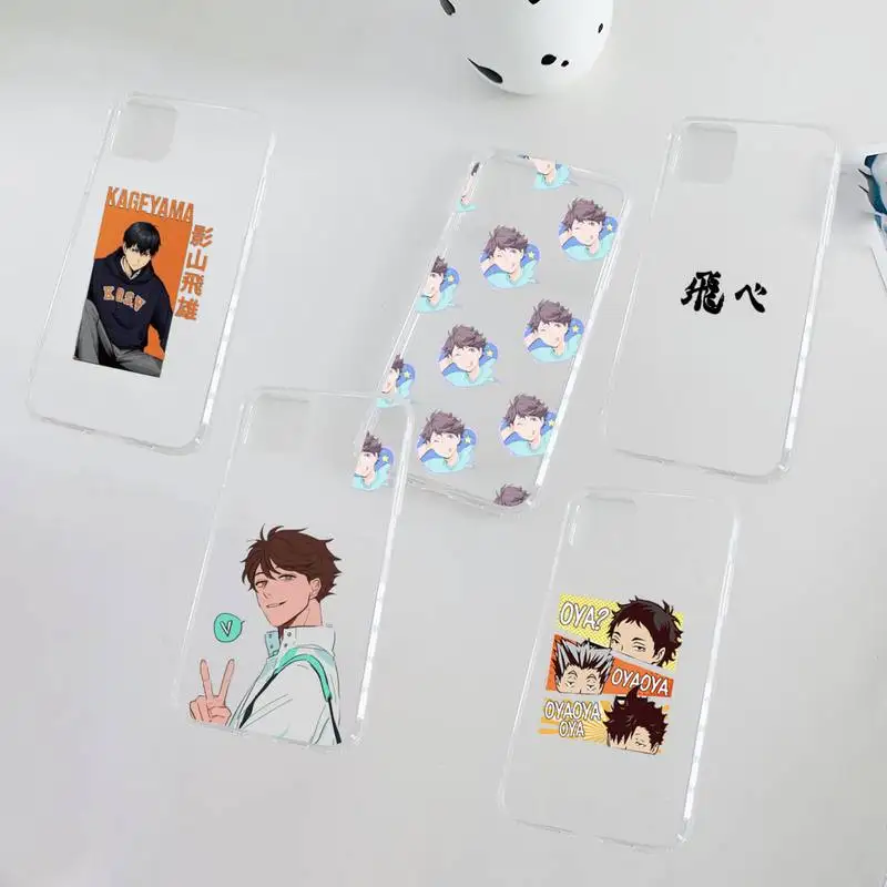 

tsukishima kei Haikyuu anime series Phone Case Transparent for iPhone 11 12 13 mini pro XS MAX 8 7 6 6S Plus X 5S SE XR 2020