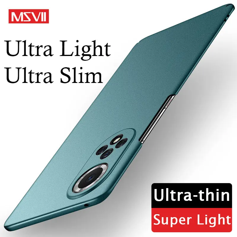 Nova 9 SE чехол MSVII Оригинальный ультратонкий матовый для Huawei Pro Жесткий ударопрочный