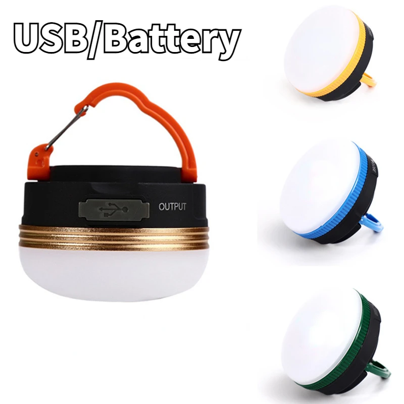 

Outdoor LED Camping Tent Light USB Rechargeable Emergency Light Magnet Adsorption Hanging Light Lighting Waterproof Camp Light