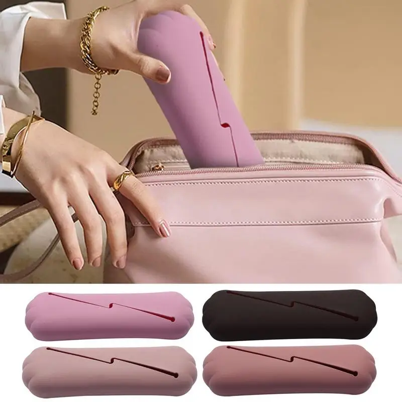 

Silicone Makeup Brush Storage Bag Waterproof Makeup Brush Travel Holder Magnetic Portable Cosmetic Bag Multipurpose FreeShipping