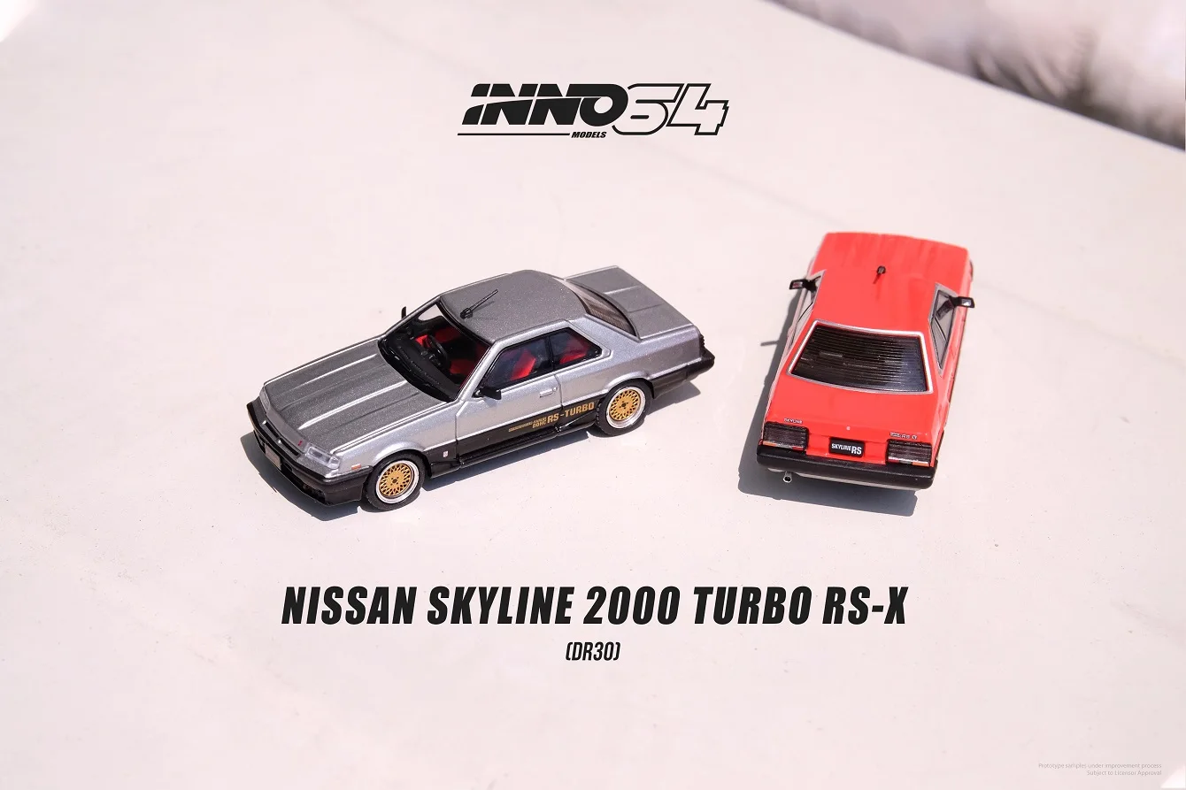 

Presale On October INNO 1/64 NISSAN SKYLINE 2000 TURBO RS-X (DR30) Diecast Car Model