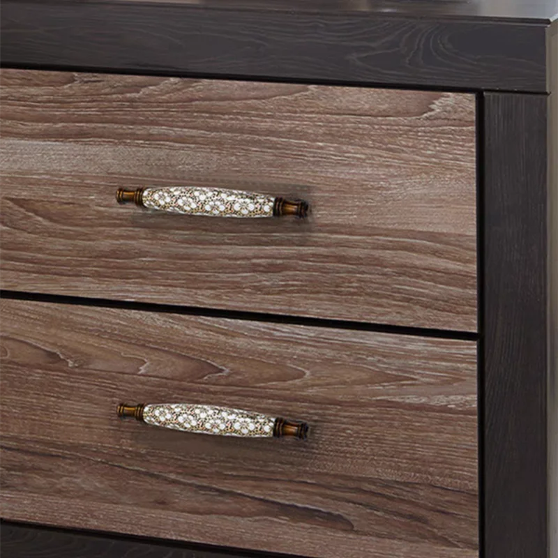 Кофейные керамические ручки для кухонного шкафа выдвижных ящиков из цинковые