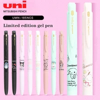 japan uni uniball umn 185ncs ballpoint pen press black pen smooth low damping 0 5mm gel pens cute stationary supplies