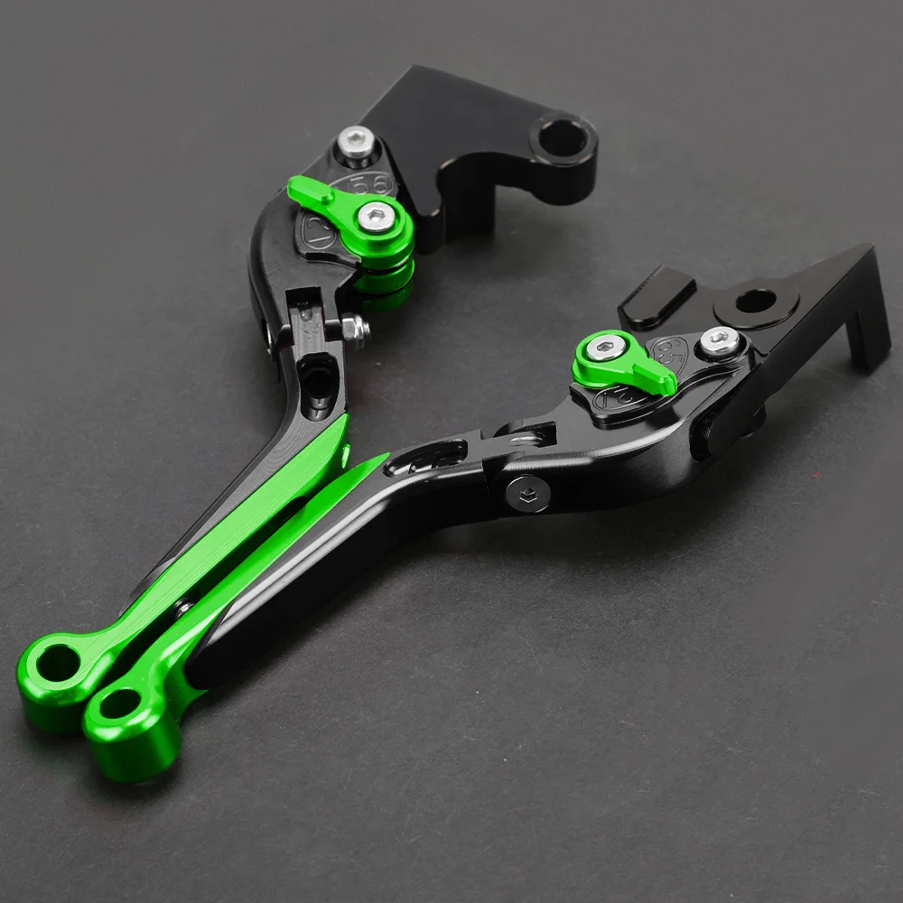Фото Для KAWASAKI Z750R ZX10R ZX6R ZX636 ZX-6R 2007-2016 аксессуары для мотоциклов складные тормозные рычаги сцепления выдвижные ручки рычаг №5