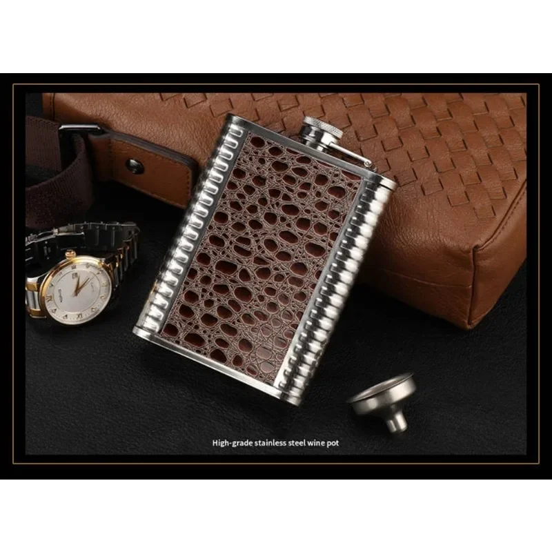 Портативный винный горшок из нержавеющей стали 304 5 унций/8 унций