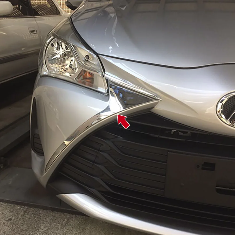 Решетка переднего бампера накладка автомобиля стильная противотуманная фара