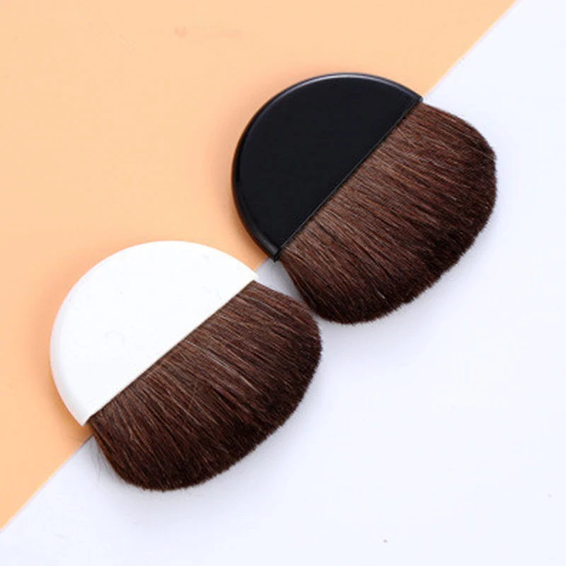 

CC-Portable Mini Powder Brush Face Contour Bronzer Sculpting Powder Brush Portable Powder Brush Kabuki Powder Makeup Tool