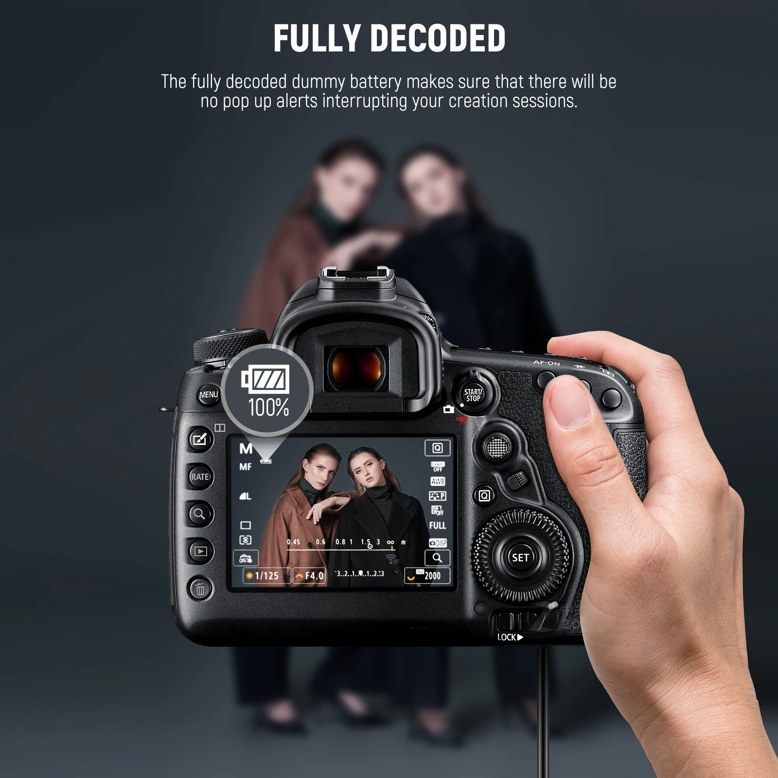 Аккумуляторная батарея NEEWER с кабелем для V-образного крепления стабильный