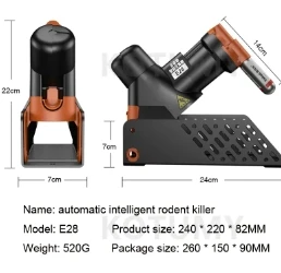 Домашняя Умная Автоматическая ловушка для крыс набор гуманной ловушки мышей
