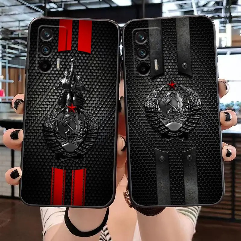 

Case For Realme GT 2 Pro Master Neo2 50 50I 50A 5G C35 C33 C31 C30 C30S C21 C21Y C20 C15 Case Para Flag Of The Soviet Union CCCP