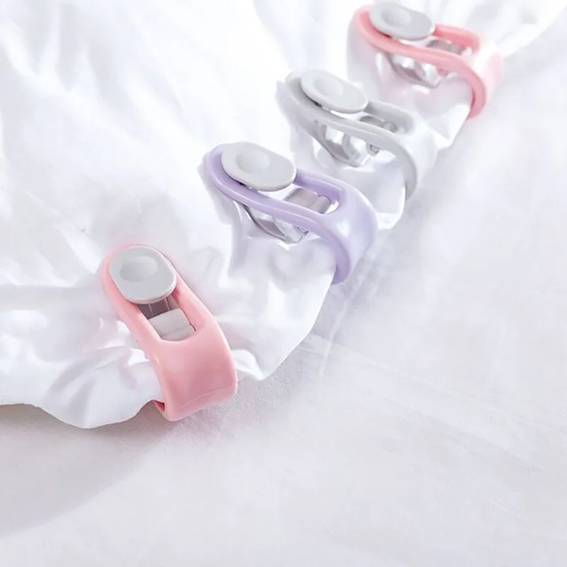 

1Pcs Non-slip Blanket Clip Plastic Bed Sheet Clips Quilt Fixer Quilt Cover Clamp Duvet Retaine Anti-run Device