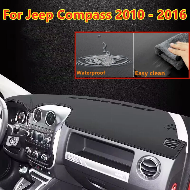 Новинка Противоскользящий коврик для приборной панели Jeep Compass 2010-2016