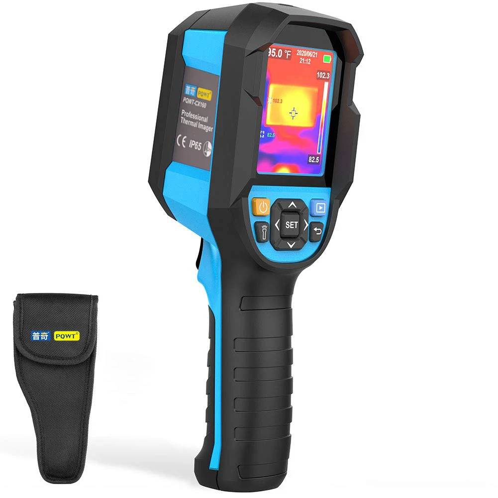 

PQWT-CX160 New Product Imager Heating Pipe Locator Water Leak Repair Tool Handheld Thermal Infrared Imaging Camera