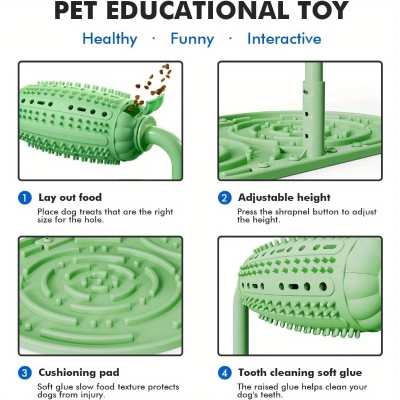 Интерактивный Силиконовый Дозатор Для Игрушек Собак Медленный Коврик Кормления