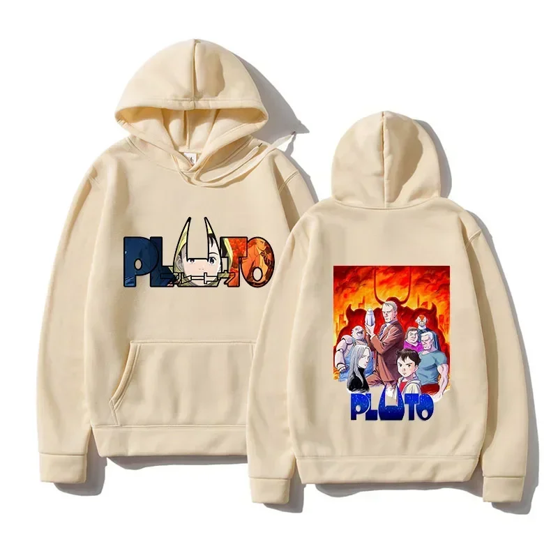 

PLUTO Anime Print Hoodie Clothes Kawaii/cute Female Casual Pullovers Autumn Winter Fleece Sweatshirt Graphic Hoodies Long Sleeve