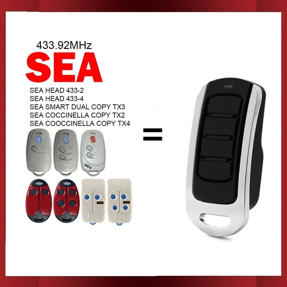 Фото SEA HEAD COCCINELLA SEA SMART DUAL ROLL SEA SMART-3 ROLLING CODE Пульт дистанционного управления гаражными воротами Дубликатор Ключ открывания ворот 433,92 МГц №1