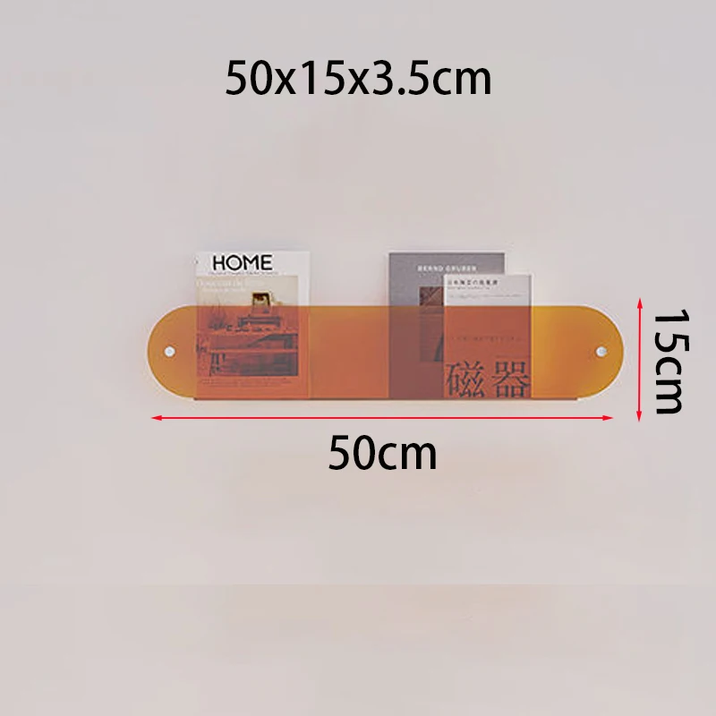 

Настенная плавающая полка акриловая