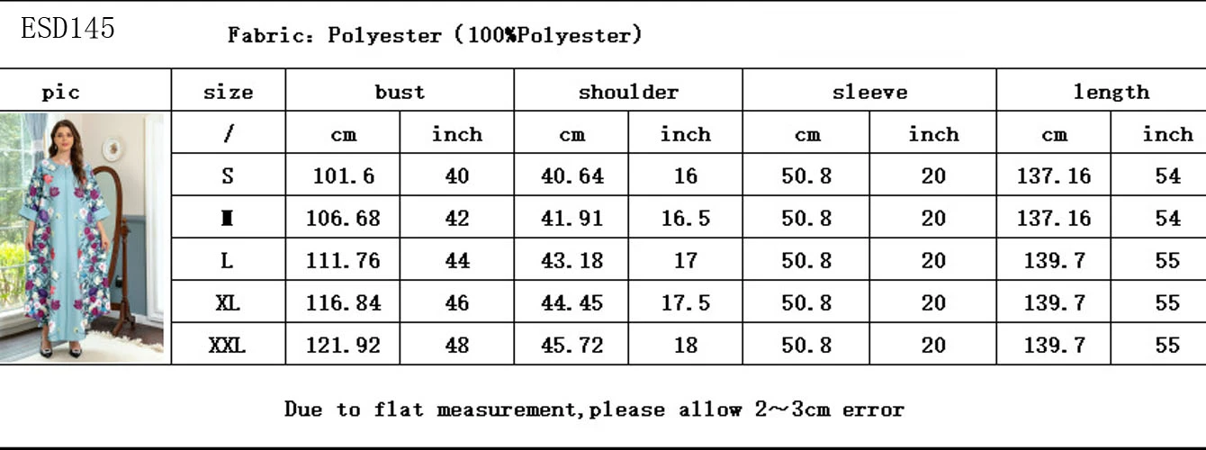 Eid Party Moroccan Kaftan Elegant Muslim Women Print Loose Maxi Dress Turkish Kaftan Ramadan Arab Gown Islamic Jalabiya Clothing