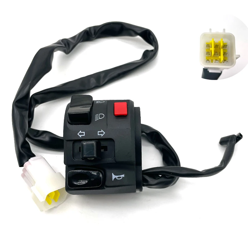 

1 шт. левый 22 мм переключатель мотоцикла Кнопка Ручного сигнала поворота