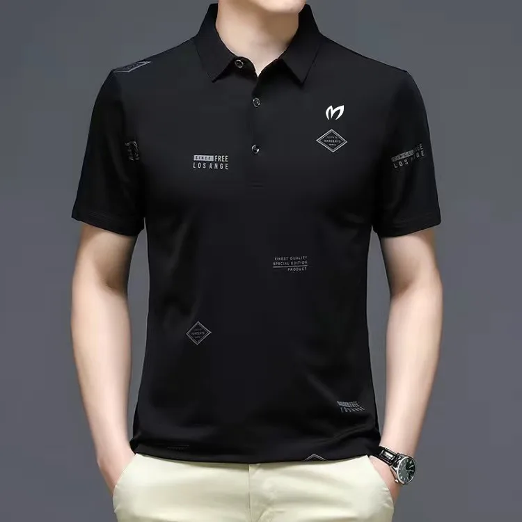 2023 Golf Men's Short Sleeve T-Shirt Golf wear Men Sports casual Golf apparel Outdoor loose Fashion tees Summer golf polo shirt