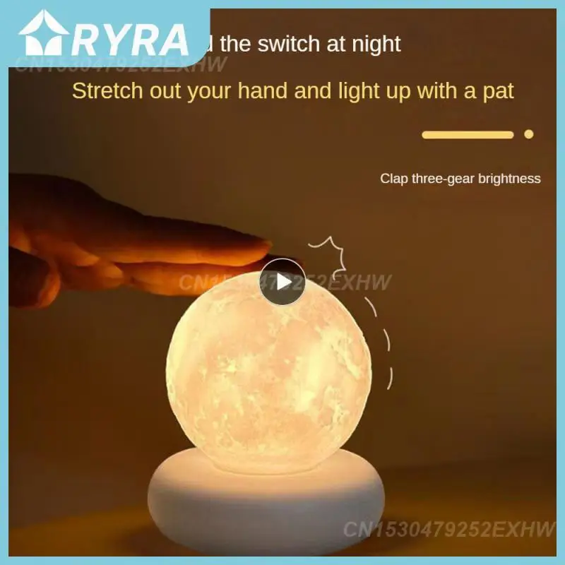 

Lunar Lamp Suitable For Multiple Scenarios To Meet Different Lighting Needs Warm Light Multifunctional Night Light Night Light