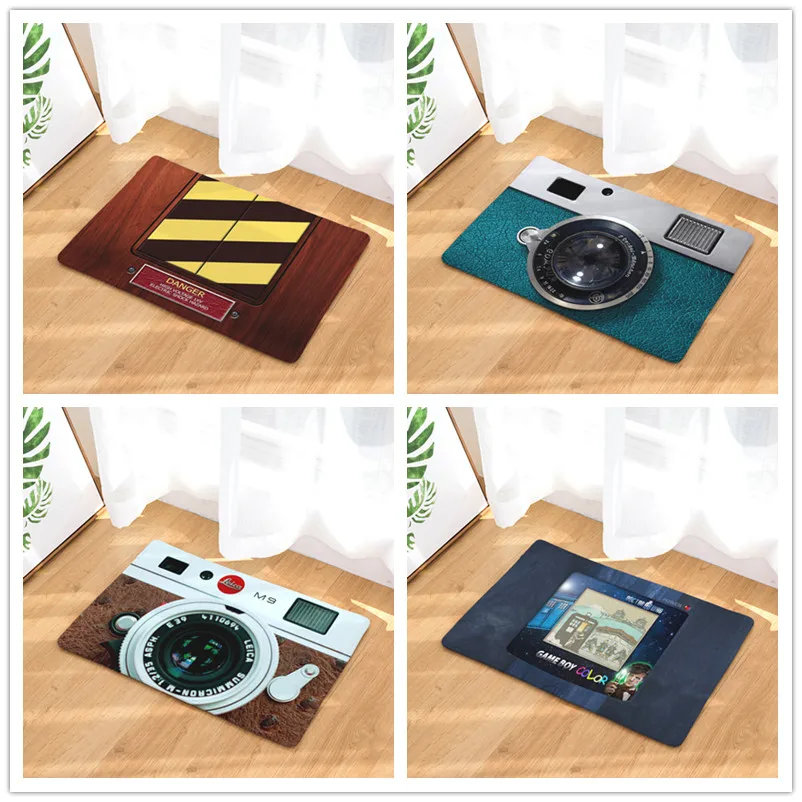 

Camera Mats Anti Slip Floor Carpet 3D Tape Pattern Print Doormat for Bathroom Kitchen Entrance Rugs Home Decoration