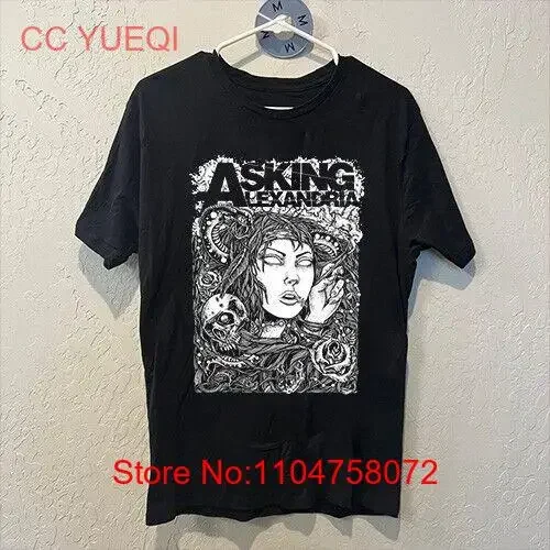 Фото Редкая футболка с группой Asking Alexandria, новая популярная черная футболка всех размеров C1706, винтажная стираная дизайнерская одежда унисекс, модная мягкая одежда №1