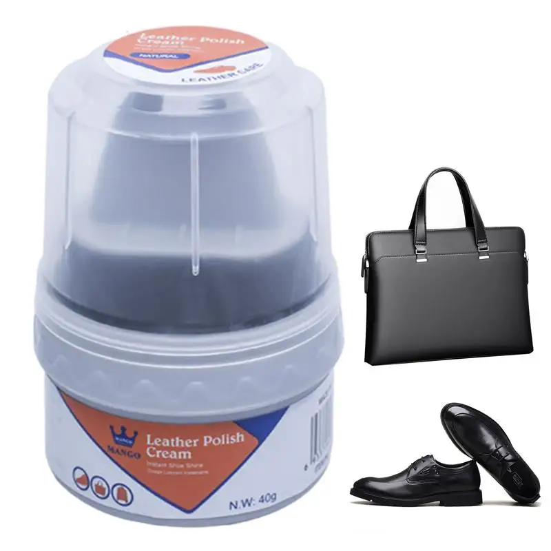 

Крем для обуви с губчатым наполнителем и салфетками