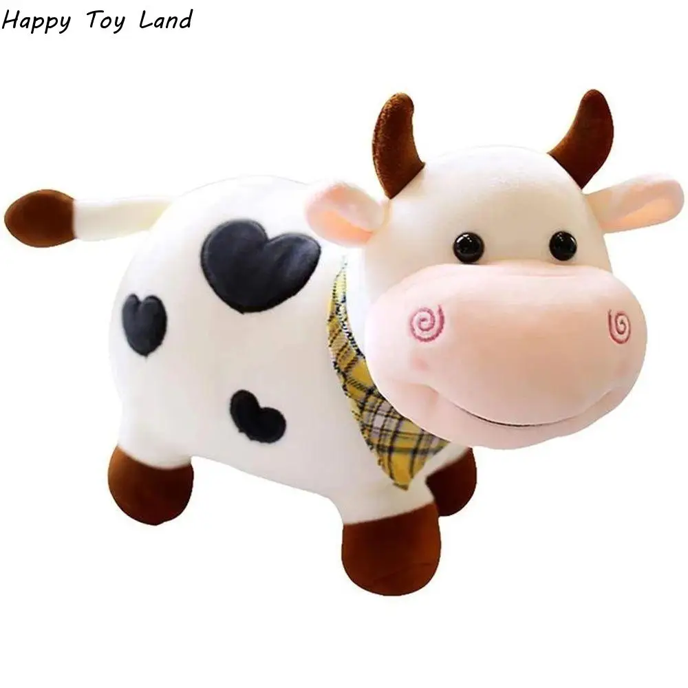 

Cute Milk Cow Plush Toy Soft Animal Stuffed Doll Festival Present Birthday Gift Home Decor Stuffed Plush Animals Toys For Kids
