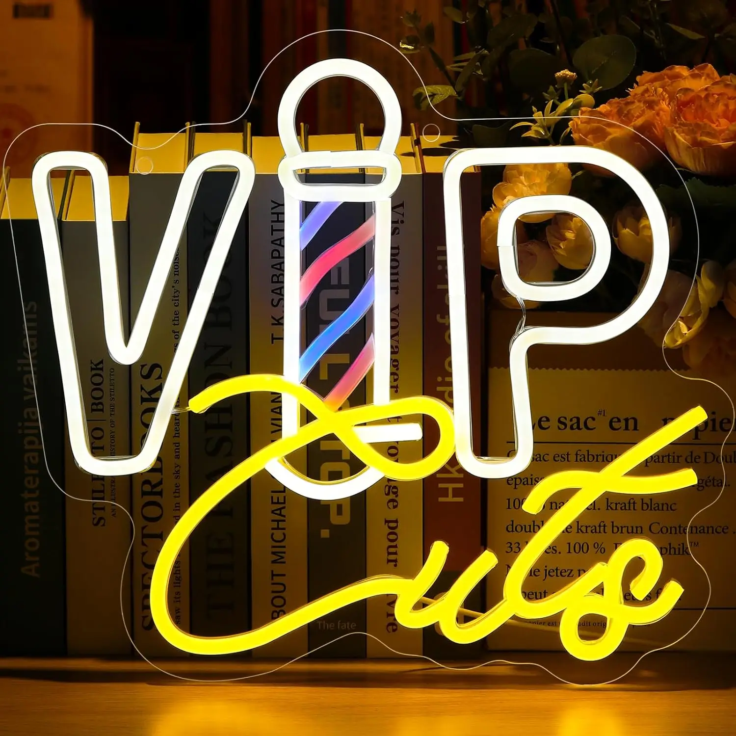 Неоновые Вывески Vip Регулируемая Яркость Настенный Декор В Стиле Арт-деко Для