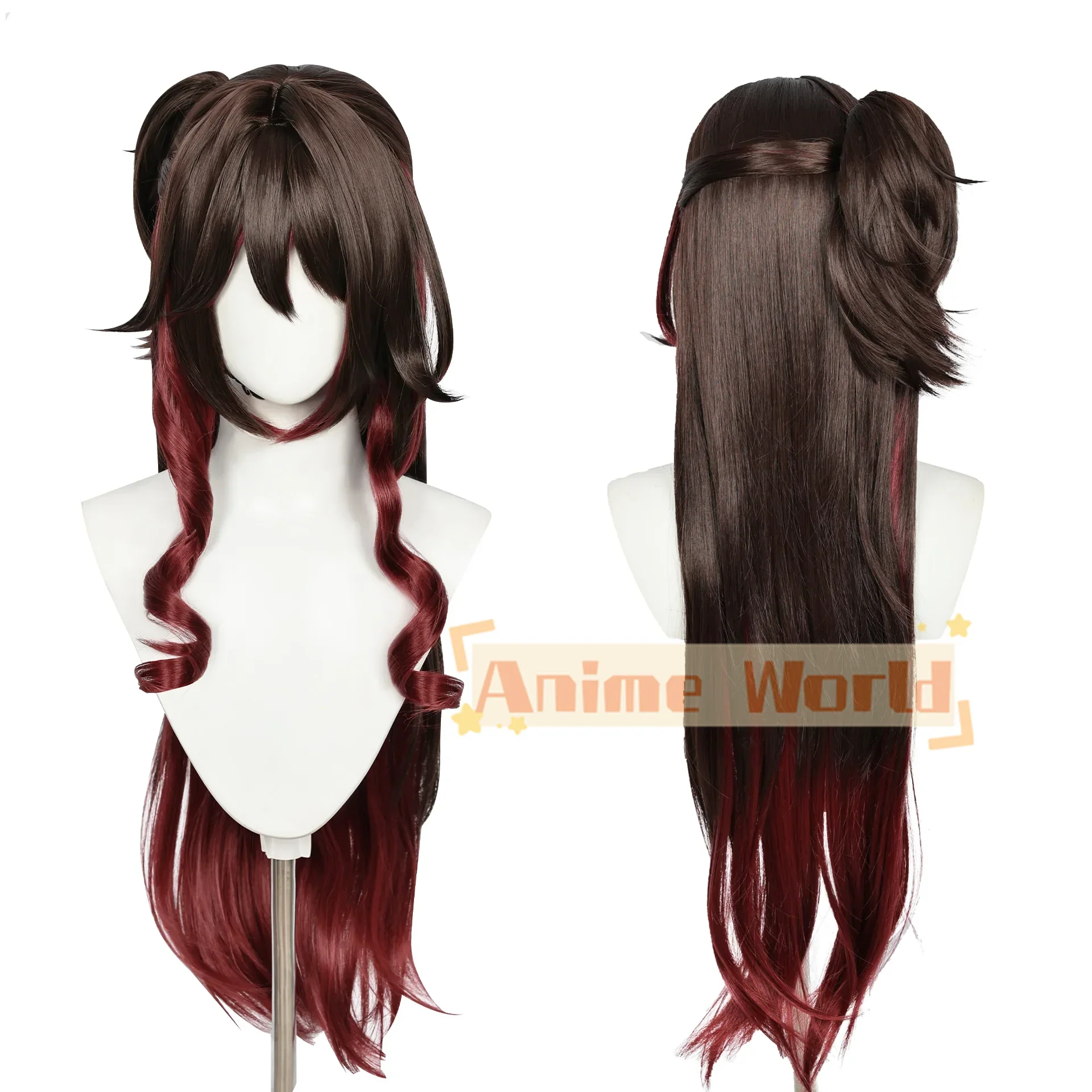 Honkai: Star Rail Tingyun Fugue Cosplay Wig Game Party Wigs+ Cap